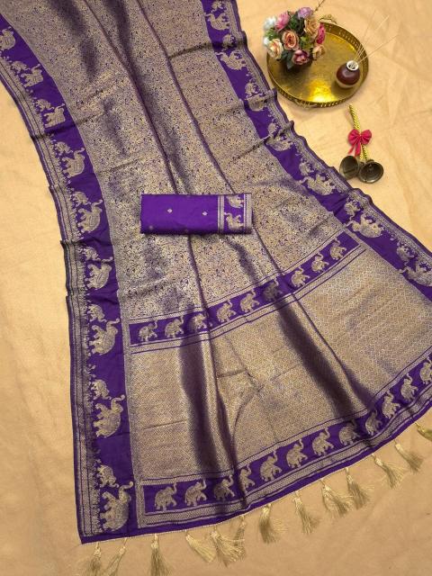 Akshara banarasi khadi silk saree wholesale online clothing stores